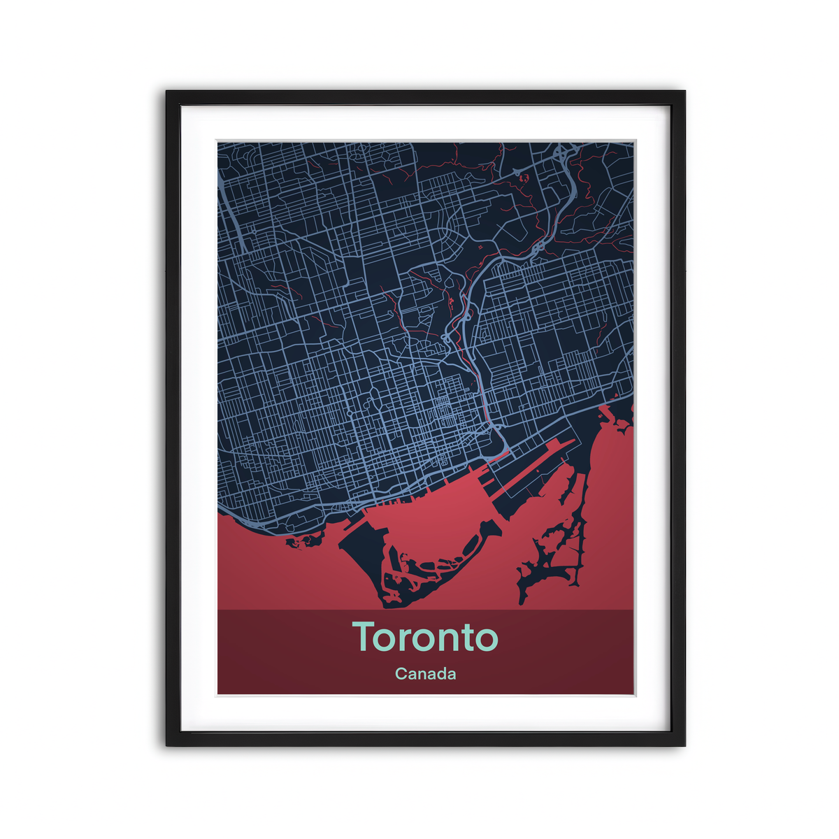 Framed Print 3x4 Black