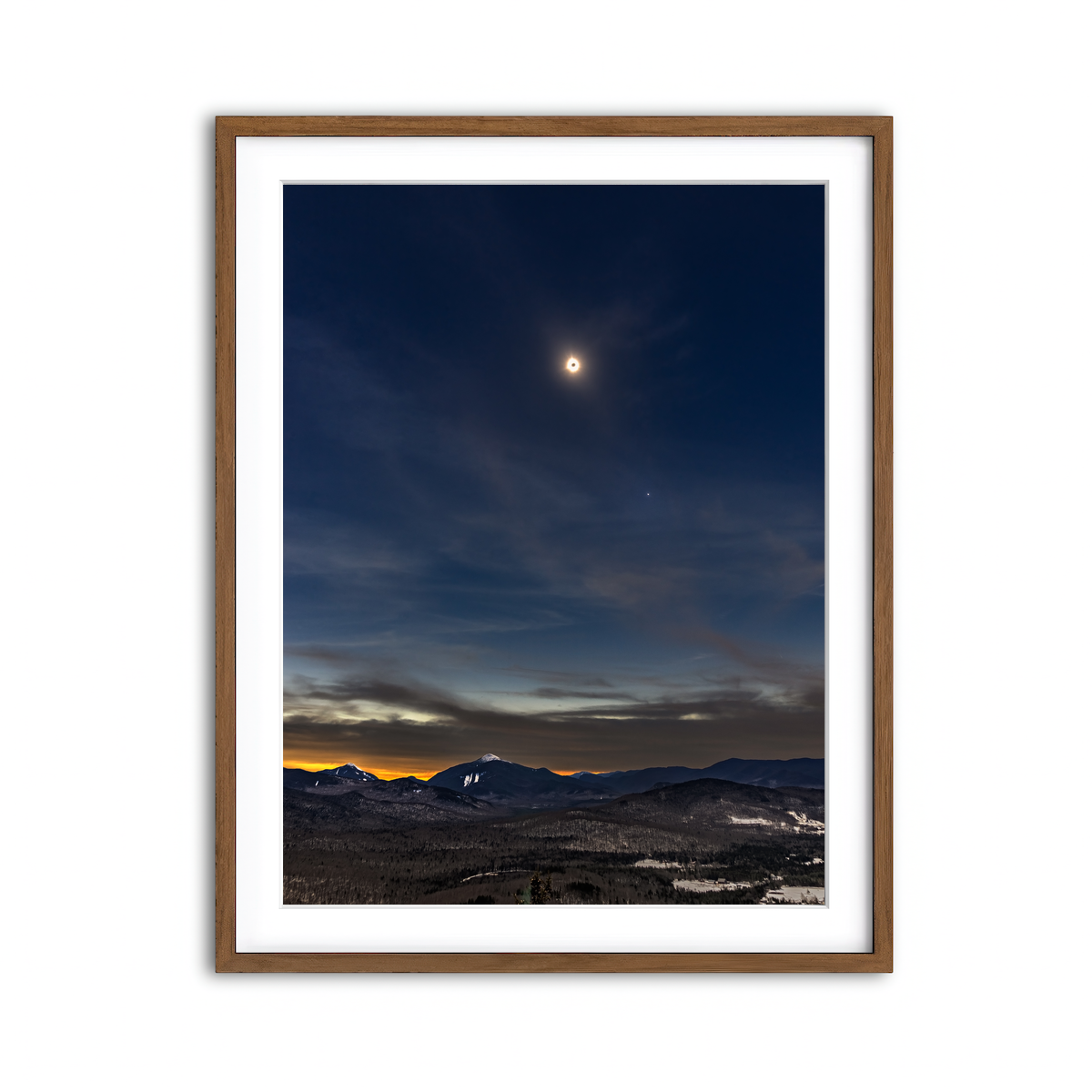 Framed Print 3x4 Walnut
