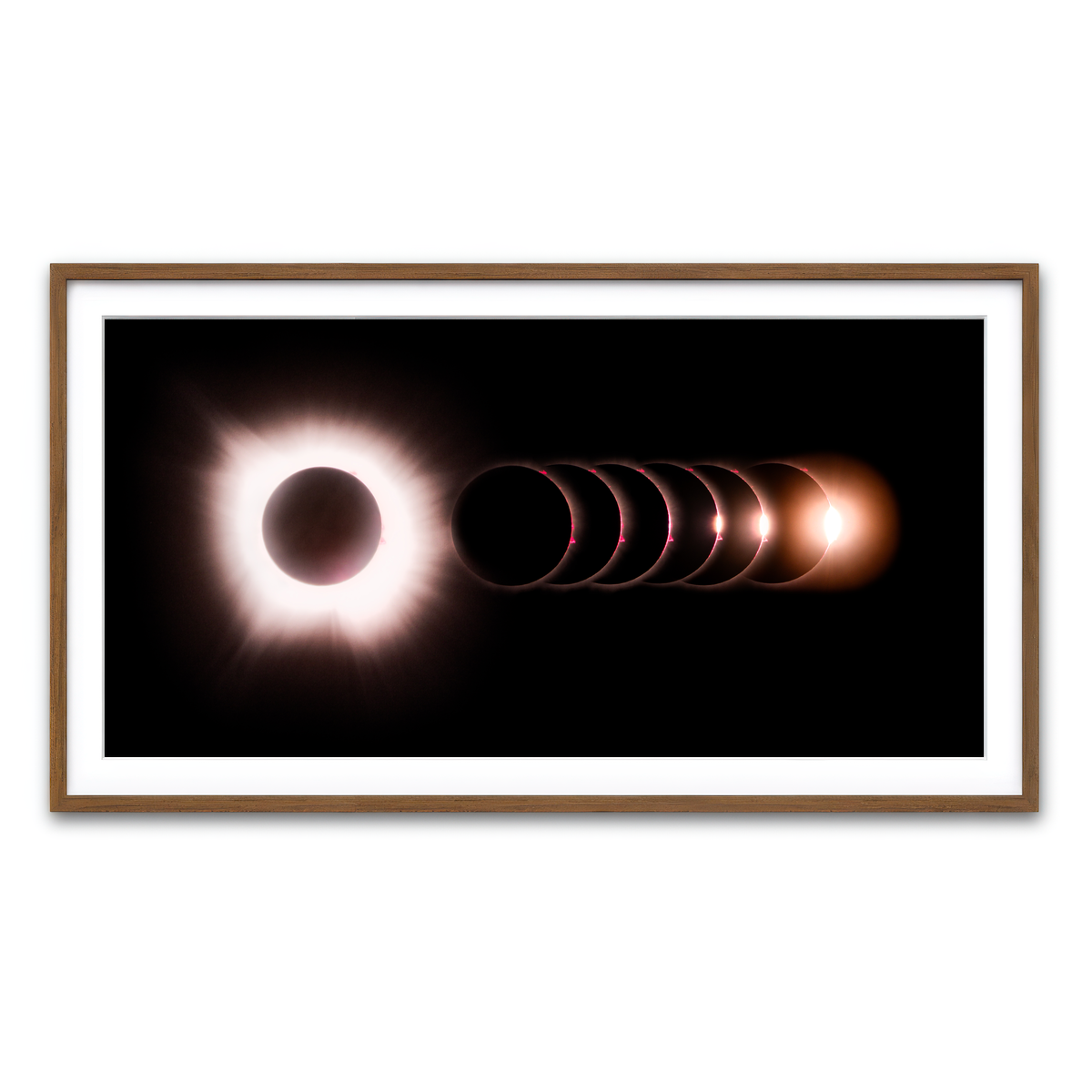 Framed Print 2x1 Walnut