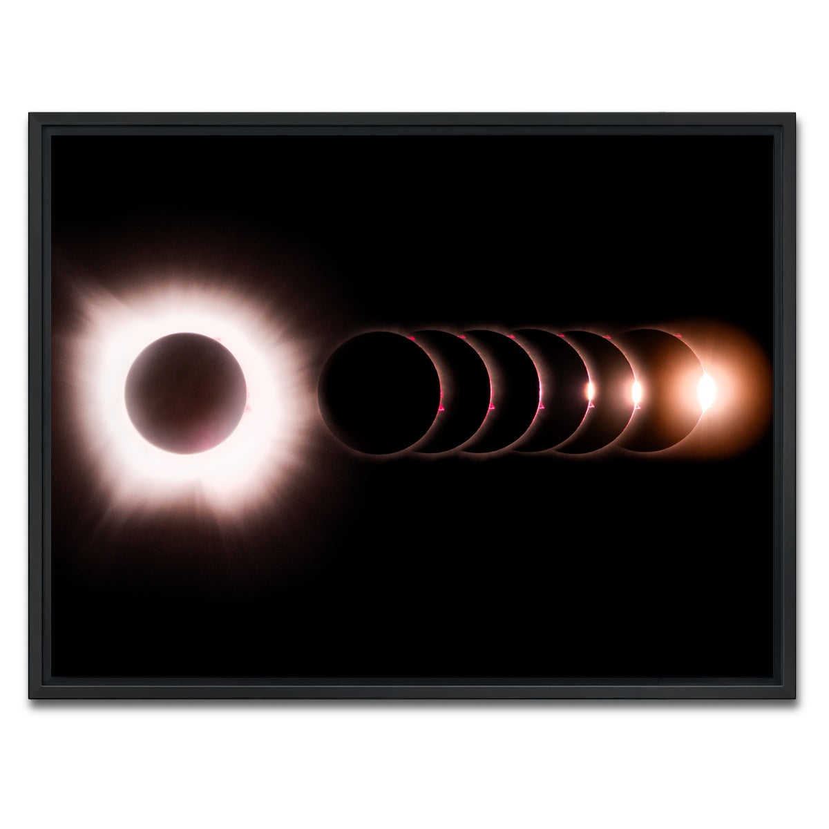 AUTO-MOCKUP WHITE | Totality Enlighted | 1 Piece | Black Framed Canvas | group=4x3