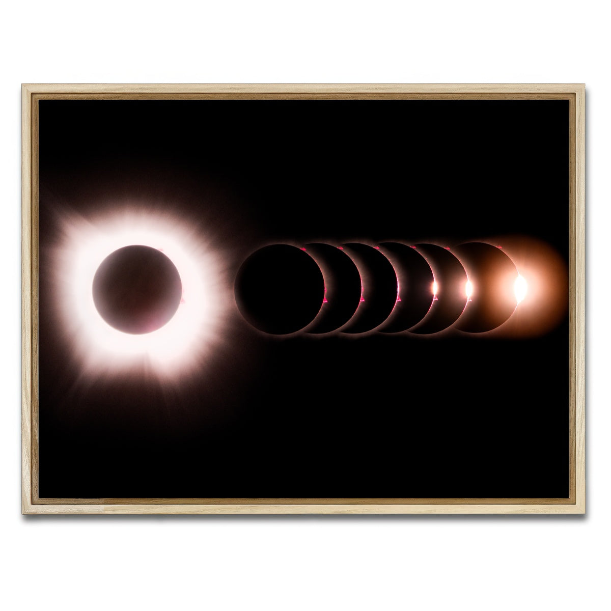 AUTO-MOCKUP WHITE | Totality Enlighted | 1 Piece | Natural Framed Canvas | group=4x3