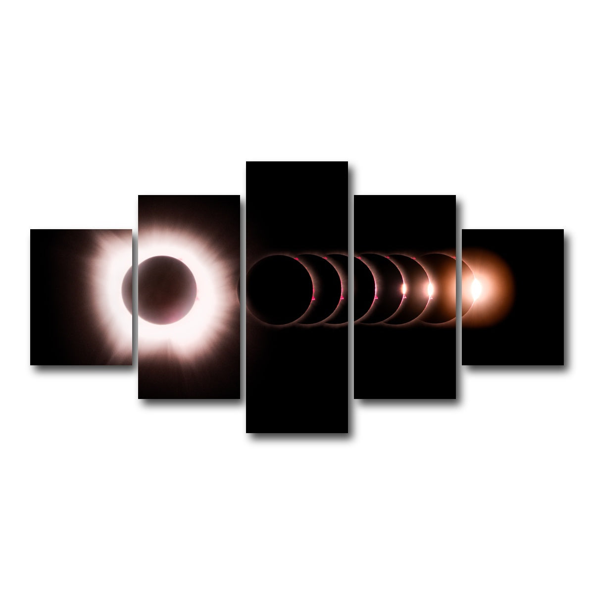 AUTO-MOCKUP WHITE | Totality Enlighted | 5 Piece | Gallery Wrap Canvas | group=5_short