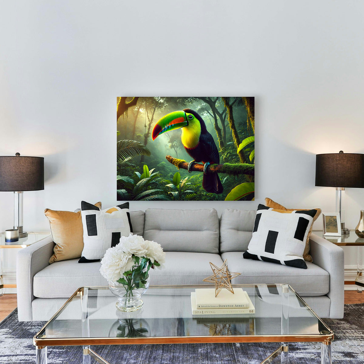 Toucan on Branch Wall Art