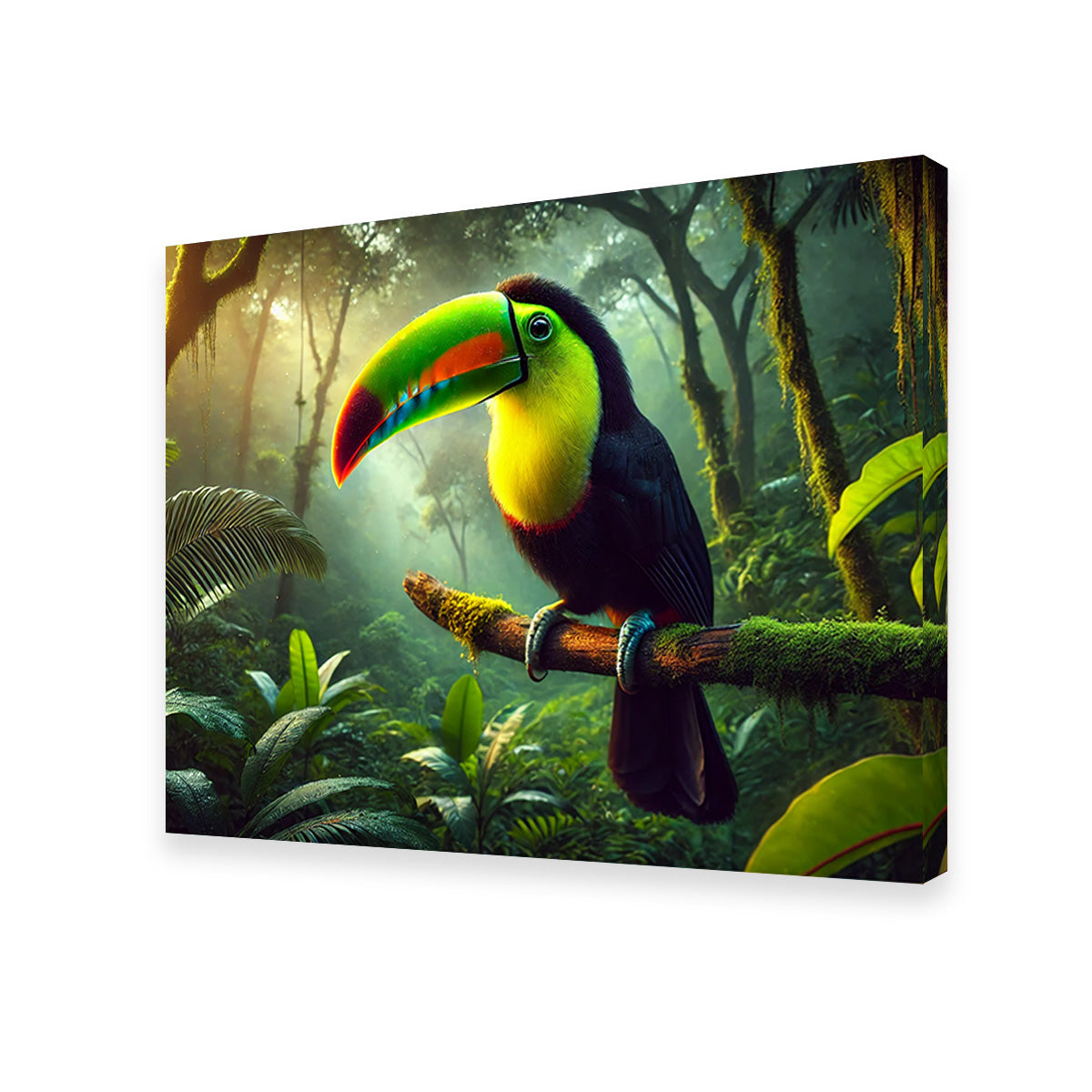 Toucan on Branch Wall Art