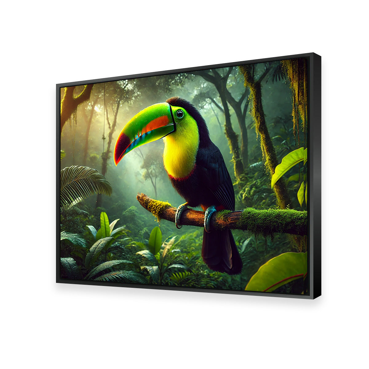 Toucan on Branch Wall Art