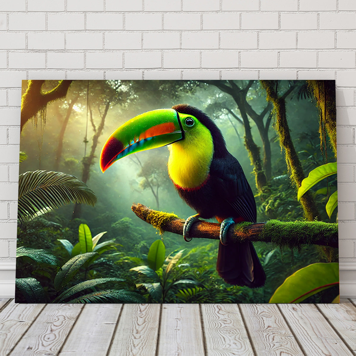Toucan on Branch Wall Art
