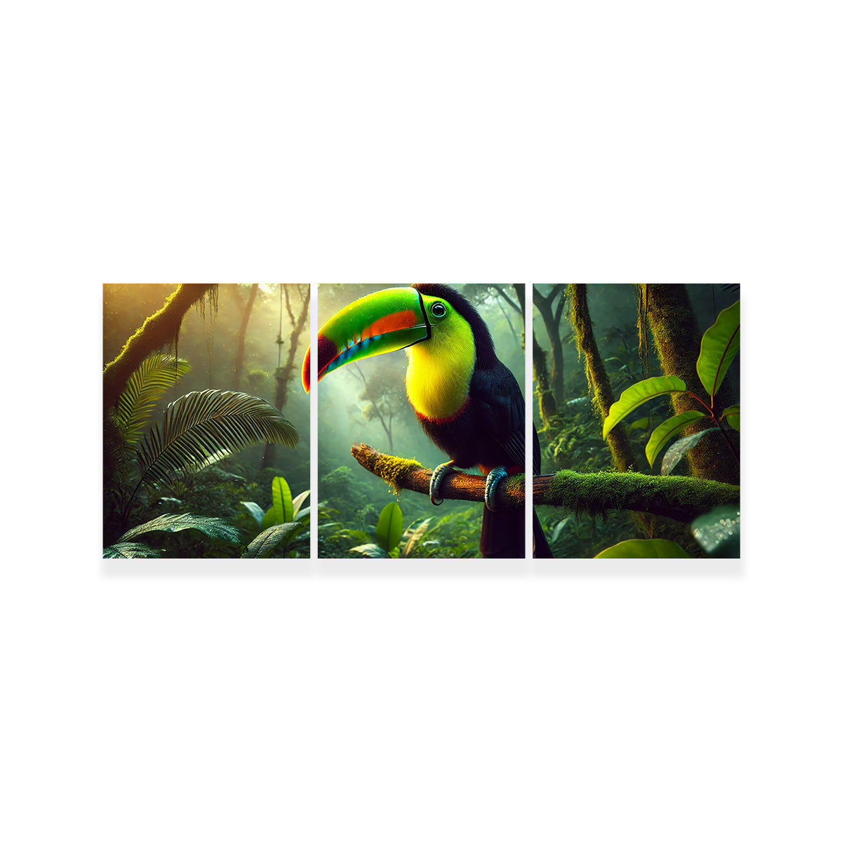 Toucan on Branch Wall Art