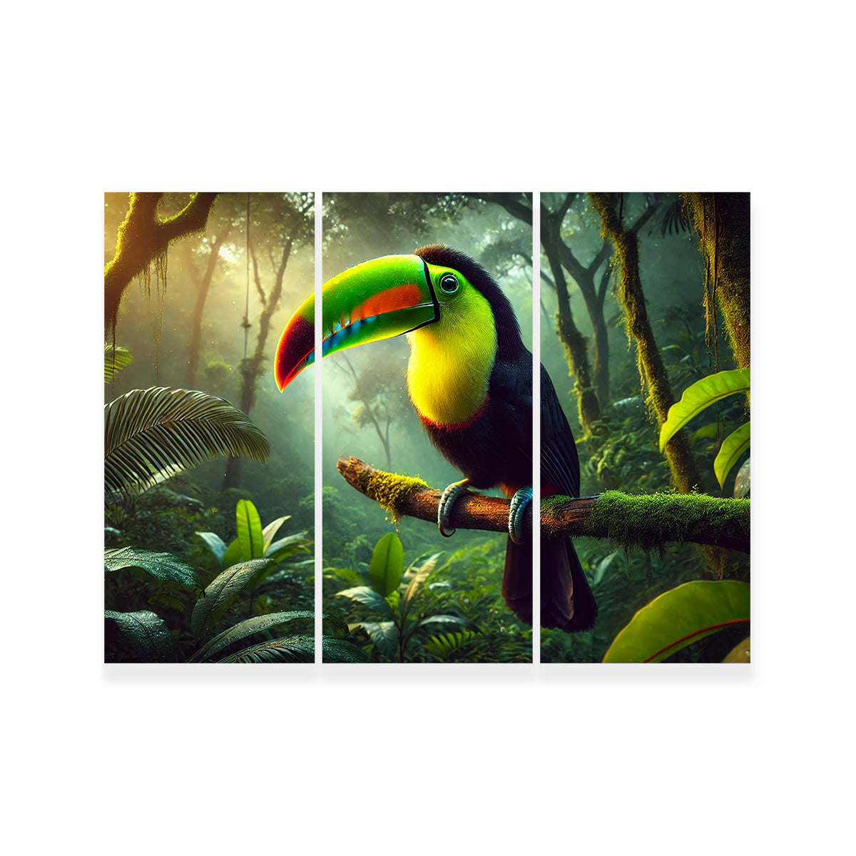 Toucan on Branch Wall Art