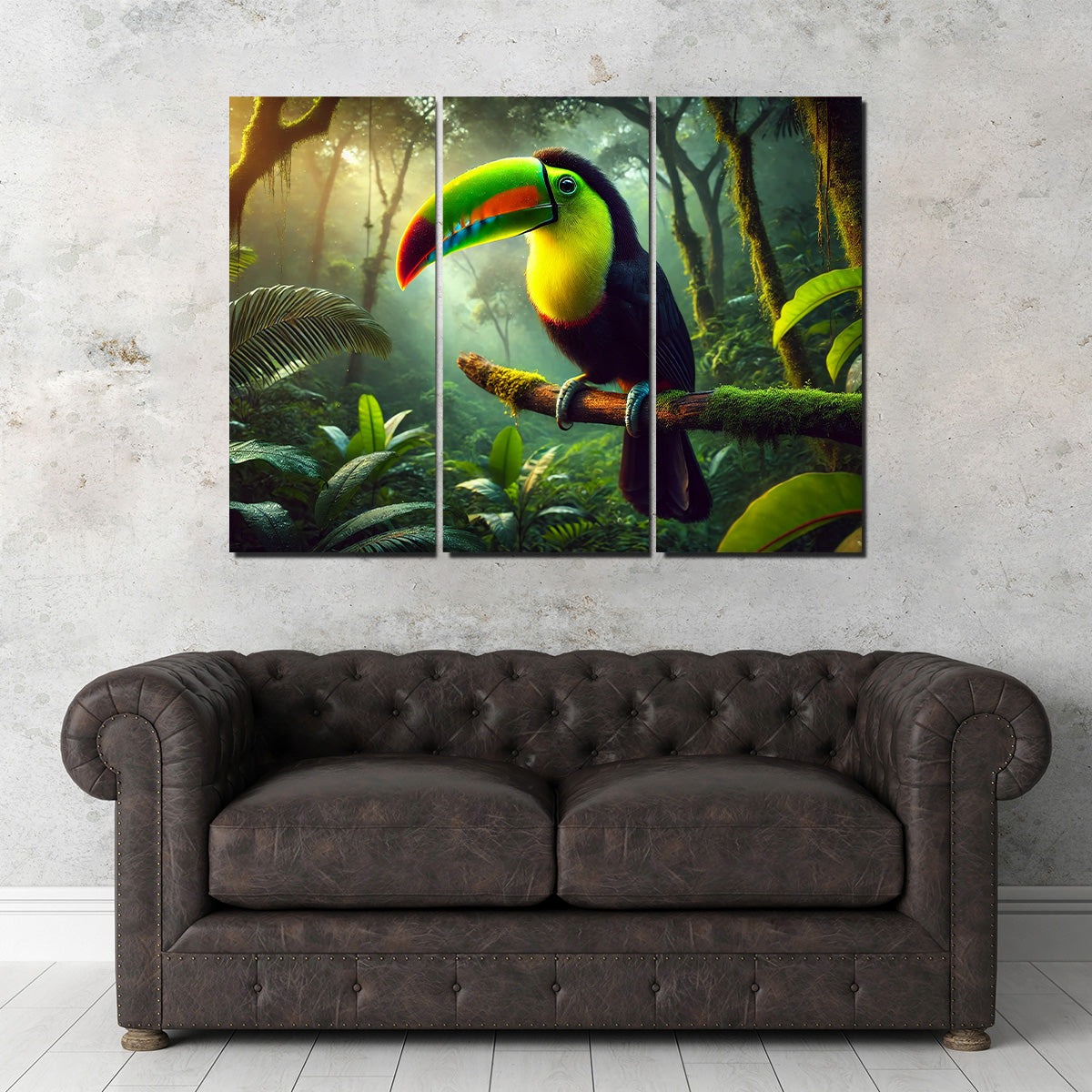 Toucan on Branch Wall Art