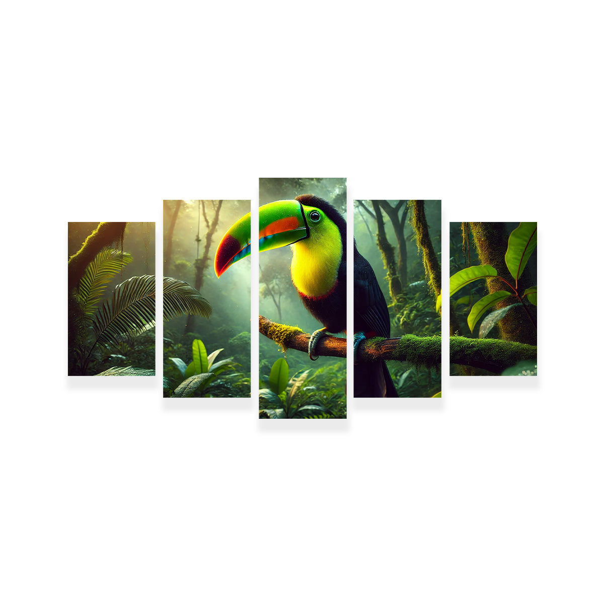 Toucan on Branch Wall Art