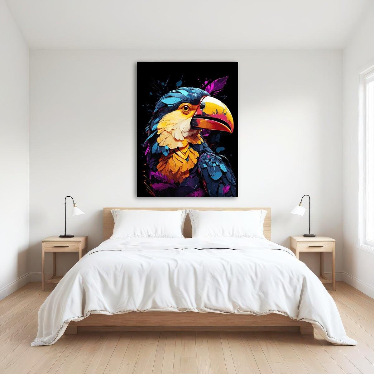 AUTO-MOCKUP ROOM | Toucan Animal Colorful