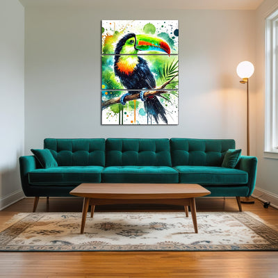 AUTO-MOCKUP ROOM | Toucan Paint Drip