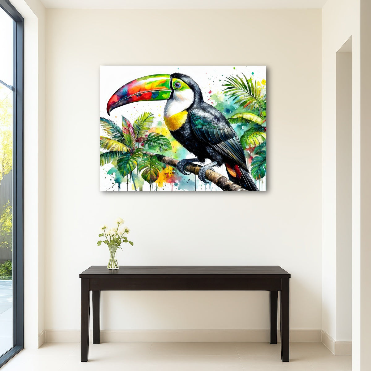 AUTO-MOCKUP ROOM | Toucan Watercolor V1