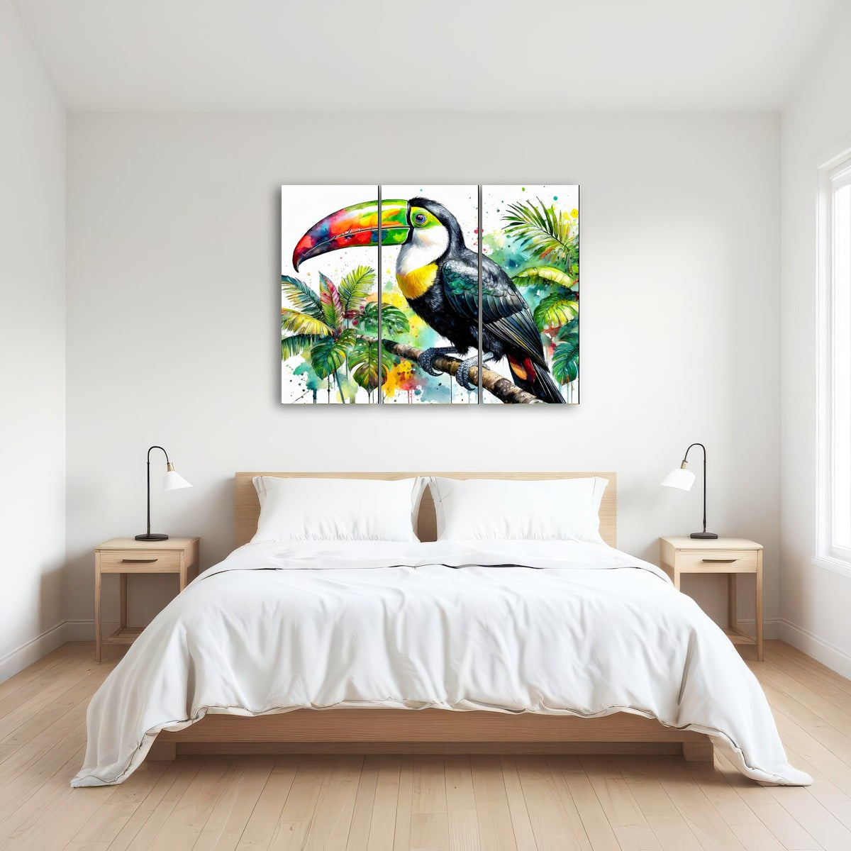 AUTO-MOCKUP ROOM | Toucan Watercolor V1