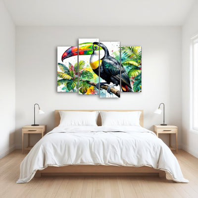 AUTO-MOCKUP ROOM | Toucan Watercolor V1