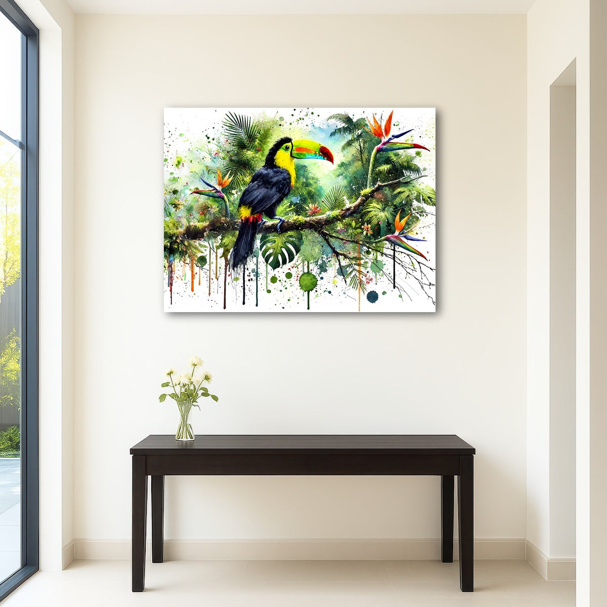 AUTO-MOCKUP ROOM | Toucan Watercolor V2