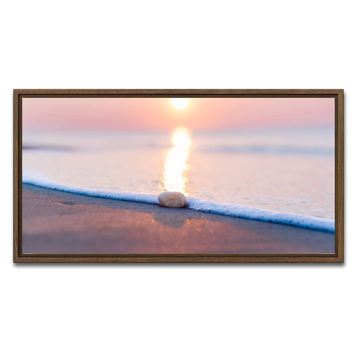 AUTO-MOCKUP WHITE | Touch of Light | 1 Piece | Walnut Framed Canvas | group=2x1