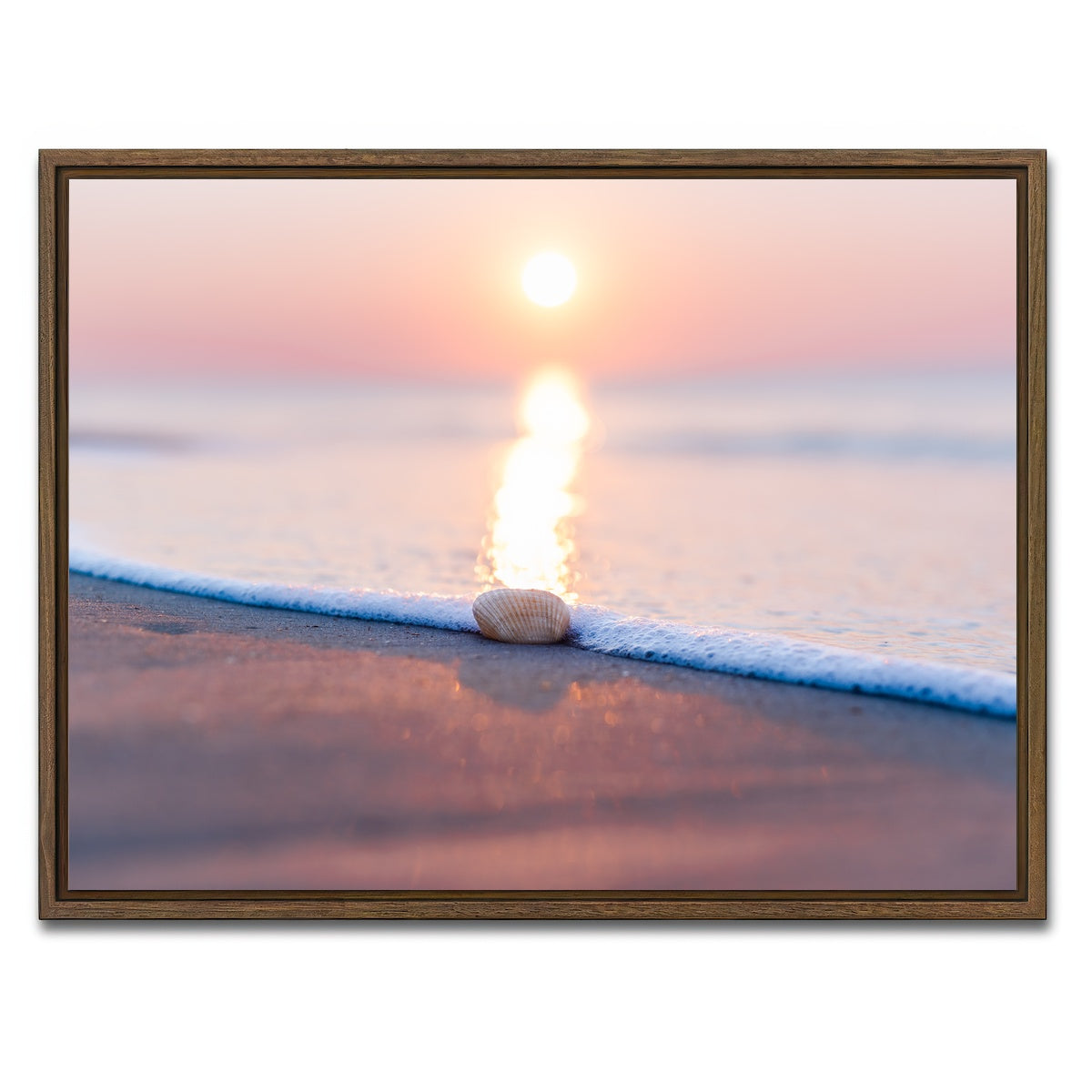 AUTO-MOCKUP WHITE | Touch of Light | 1 Piece | Walnut Framed Canvas | group=4x3
