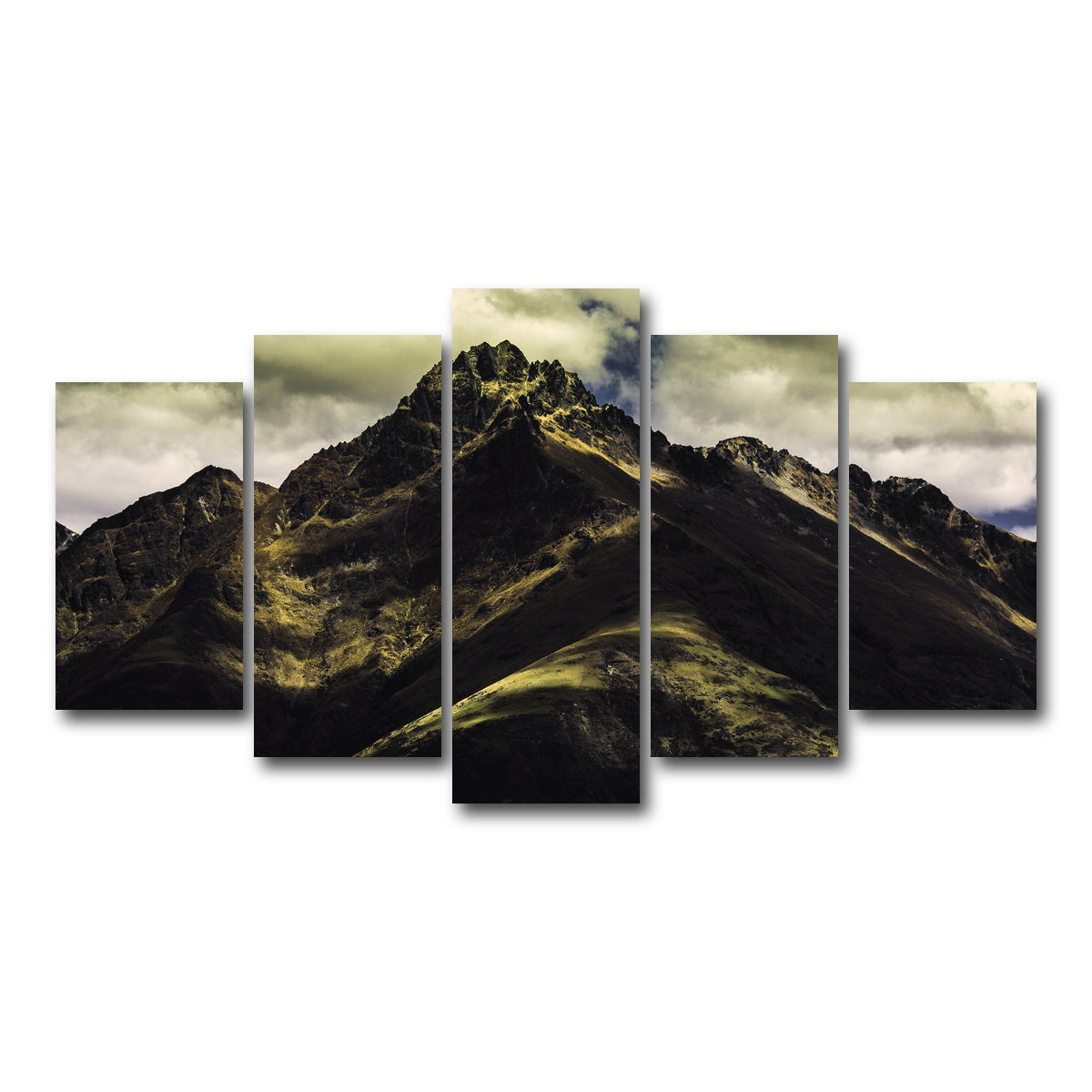 AUTO-MOCKUP WHITE | Towering Summit | 5 Piece | Gallery Wrap Canvas | group=5_normal