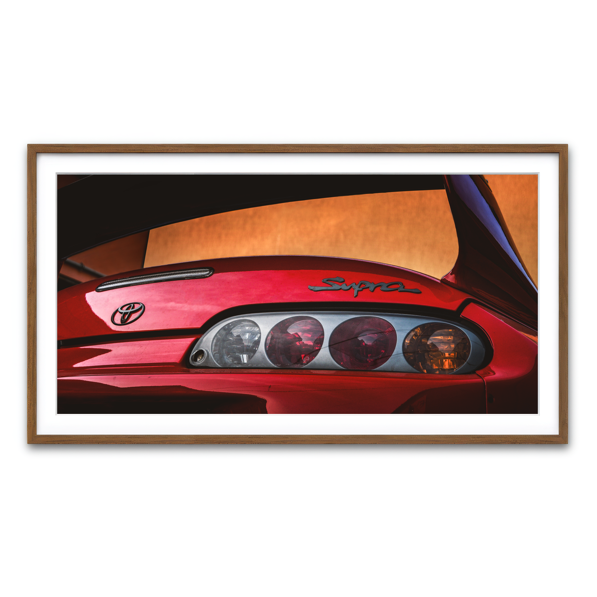 Framed Print 2x1 Walnut