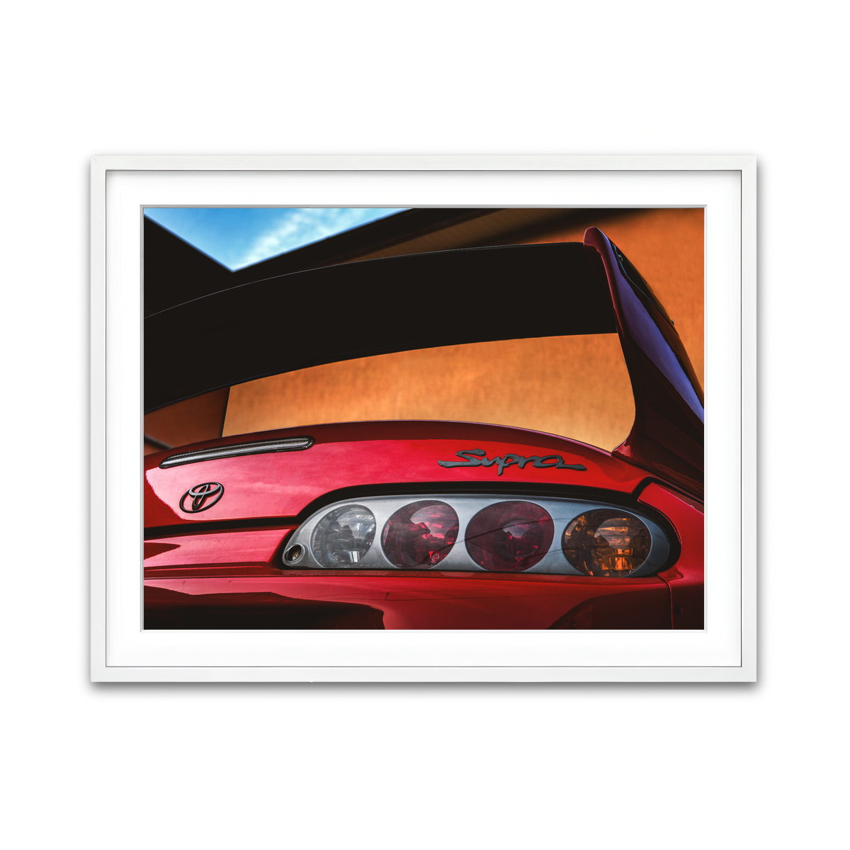 Framed Print 4x3 White