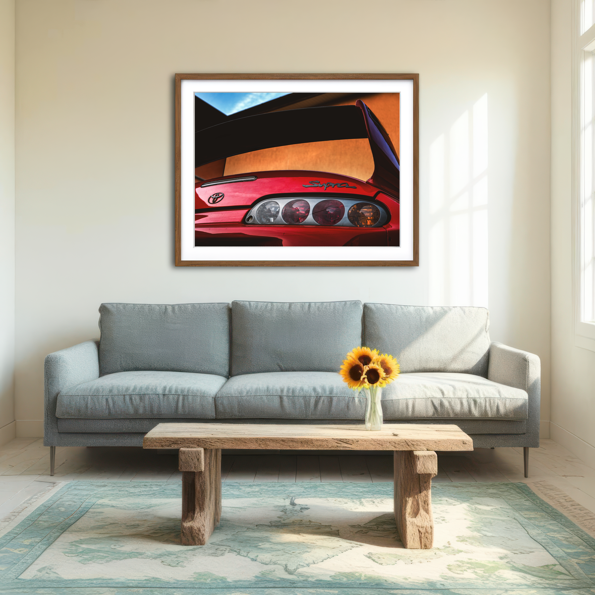 AUTO-MOCKUP ROOM | Toyota Supra 3 Wall Art