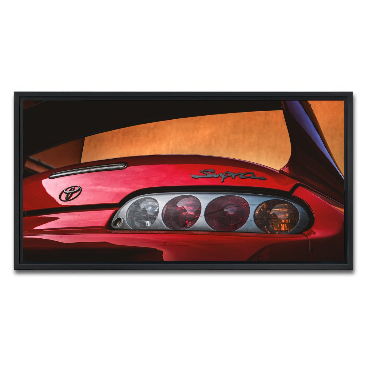 AUTO-MOCKUP WHITE | Toyota Supra 3 | 1 Piece | Black Framed Canvas | group=2x1