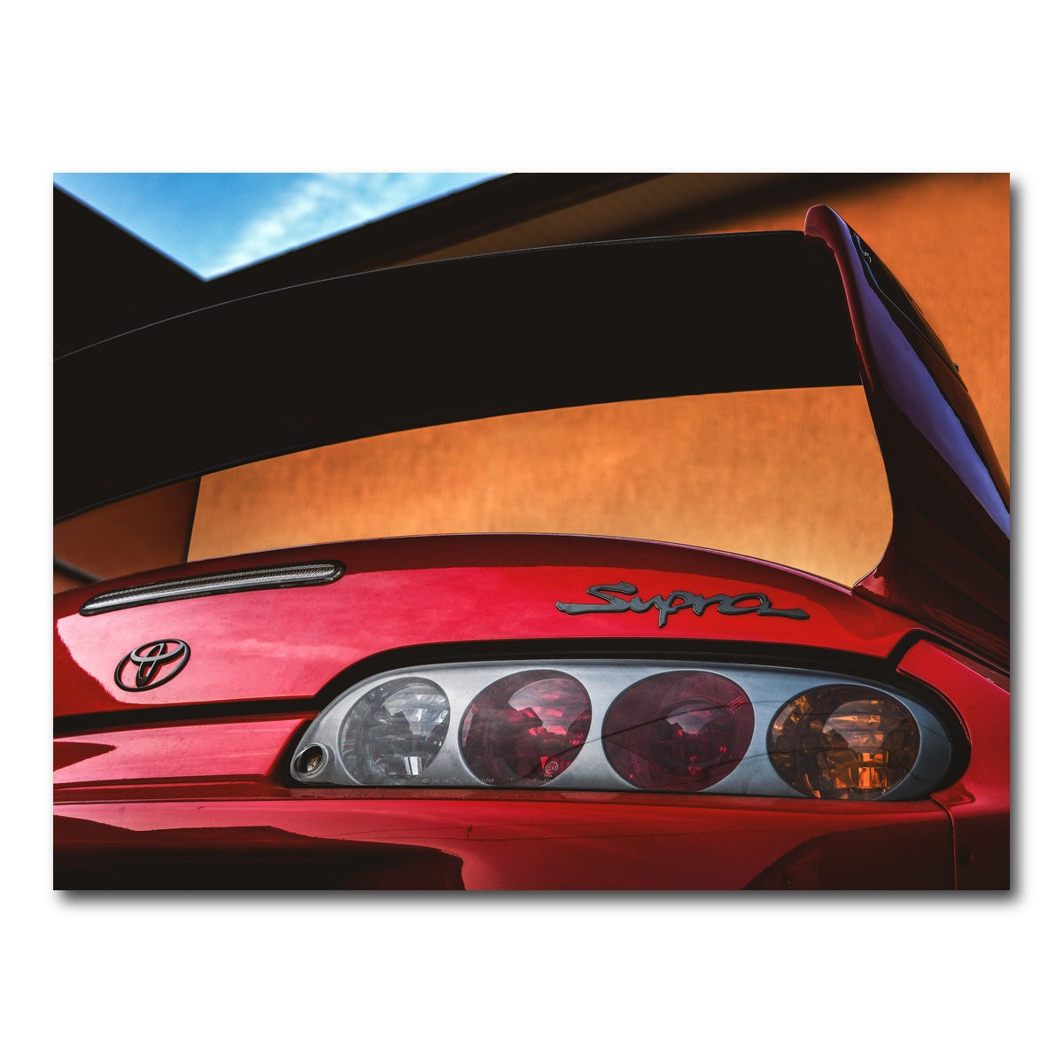 AUTO-MOCKUP WHITE | Toyota Supra 3 | 1 Piece | Gallery Wrap Canvas | group=4x3