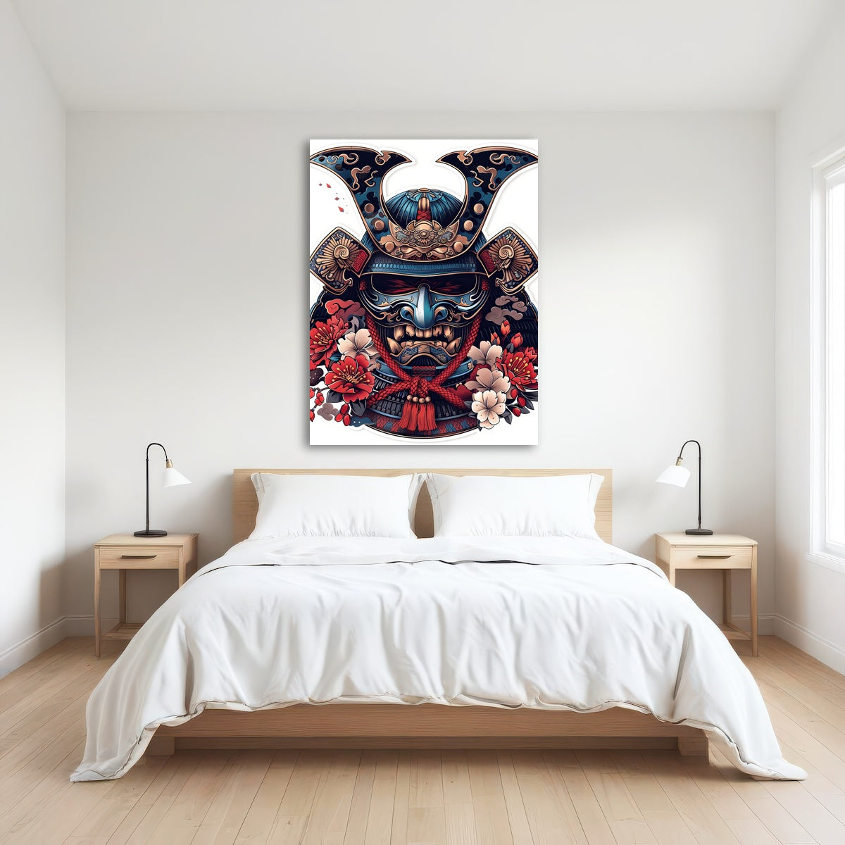 AUTO-MOCKUP ROOM | Traditional Japanese Samurai Mask