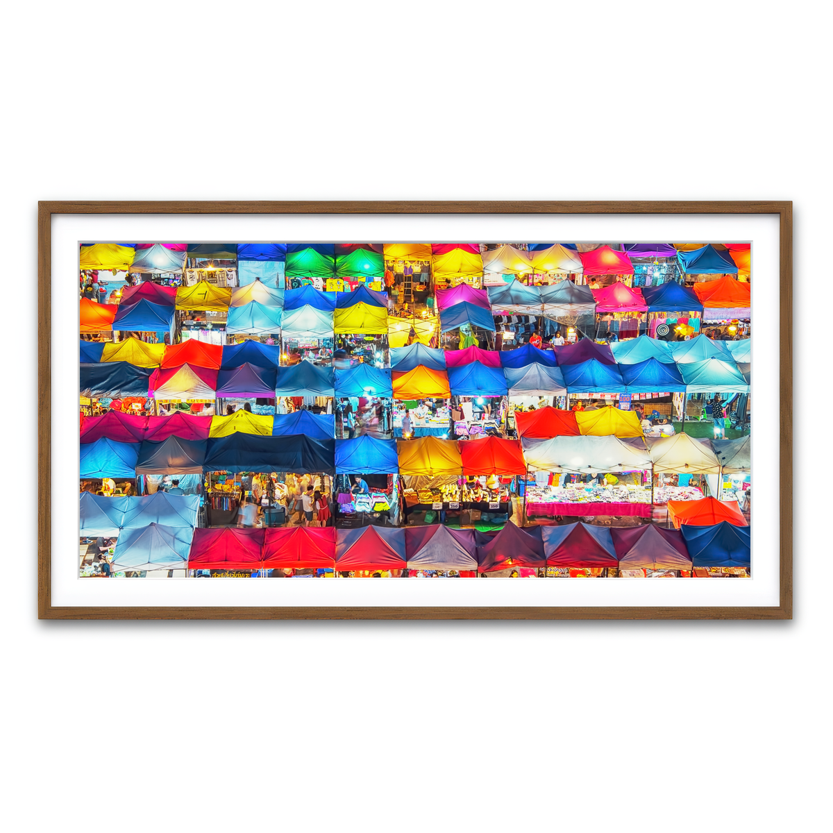 Framed Print 2x1 Walnut