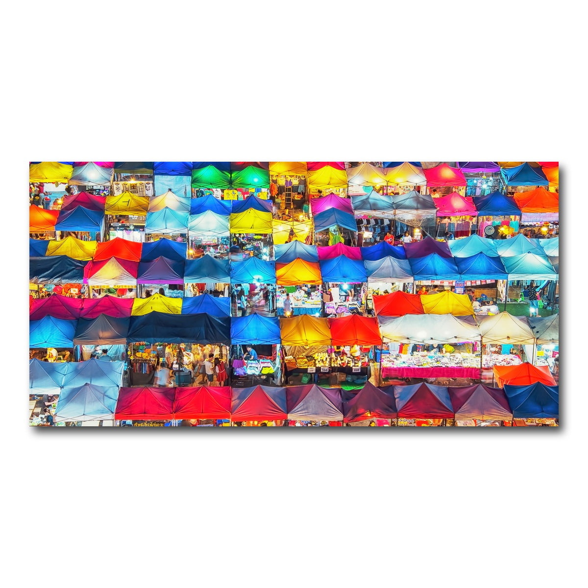 AUTO-MOCKUP WHITE | Train Night Market | 1 Piece | Gallery Wrap Canvas | group=2x1