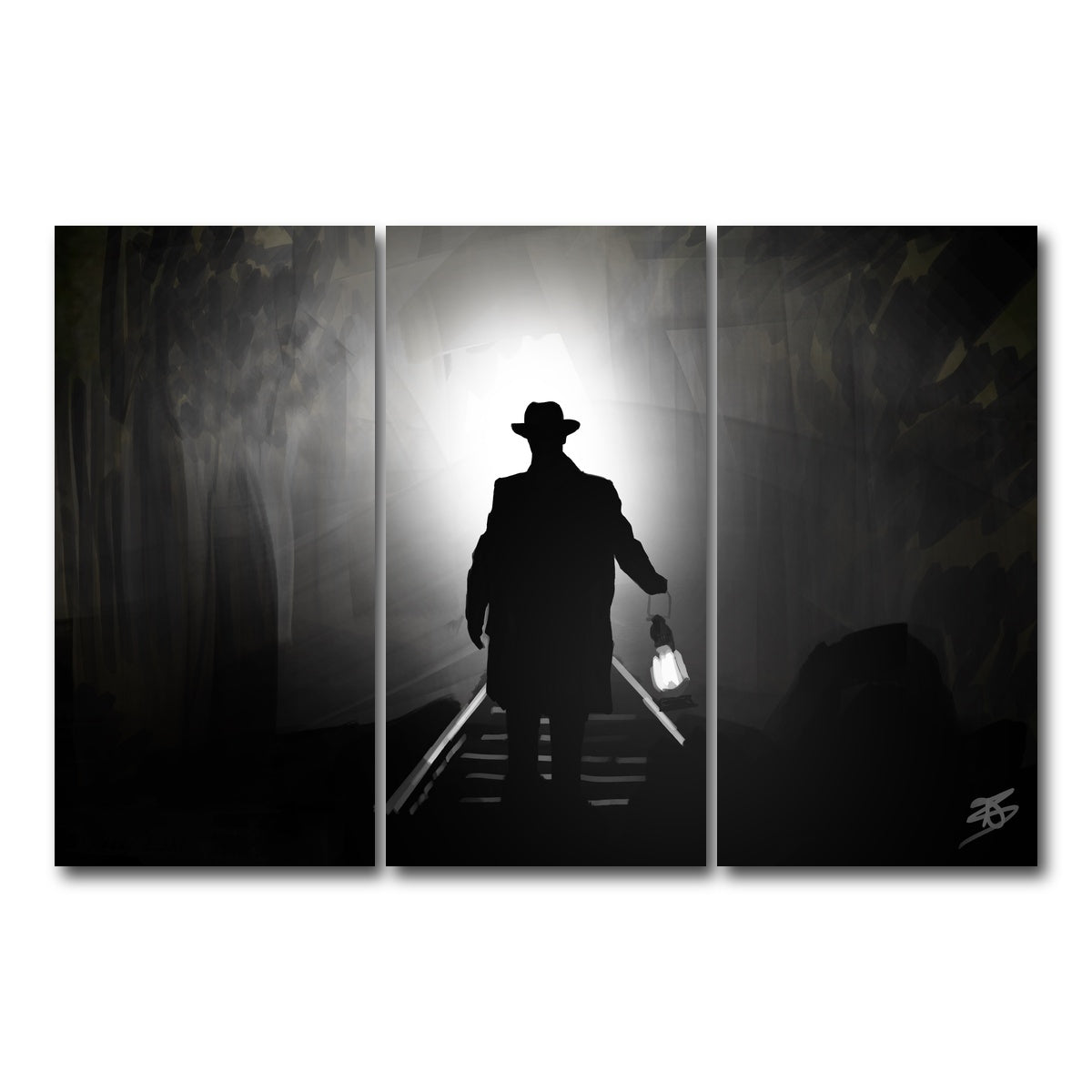 AUTO-MOCKUP WHITE | Train light | 3 Piece | Gallery Wrap Canvas | group=12x24