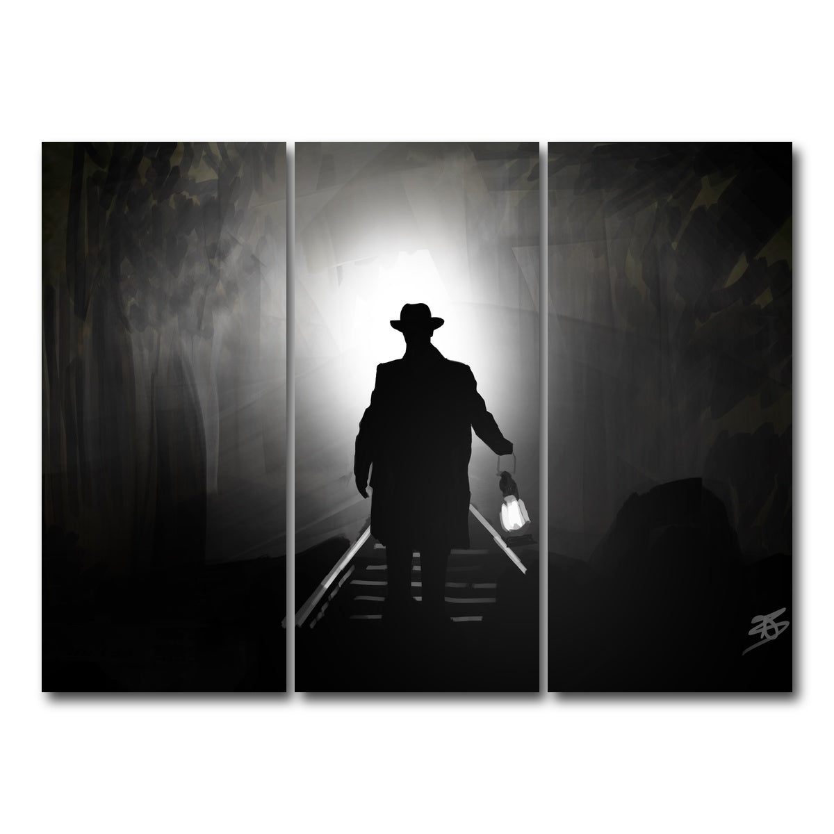 AUTO-MOCKUP WHITE | Train light | 3 Piece | Gallery Wrap Canvas | group=8x18