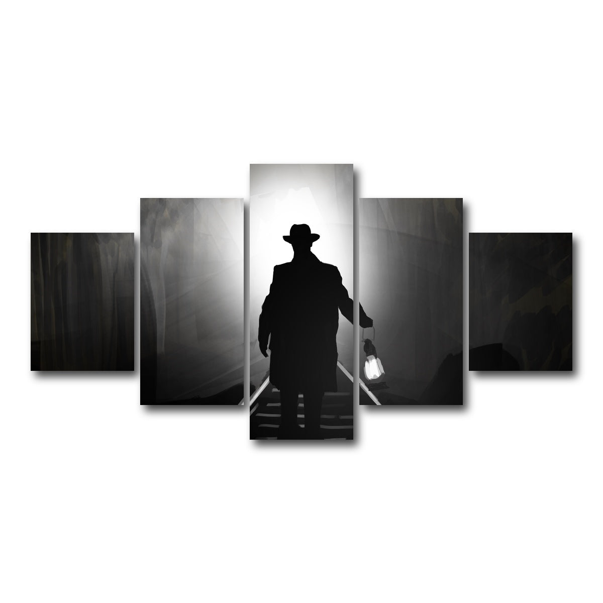 AUTO-MOCKUP WHITE | Train light | 5 Piece | Gallery Wrap Canvas | group=5_short