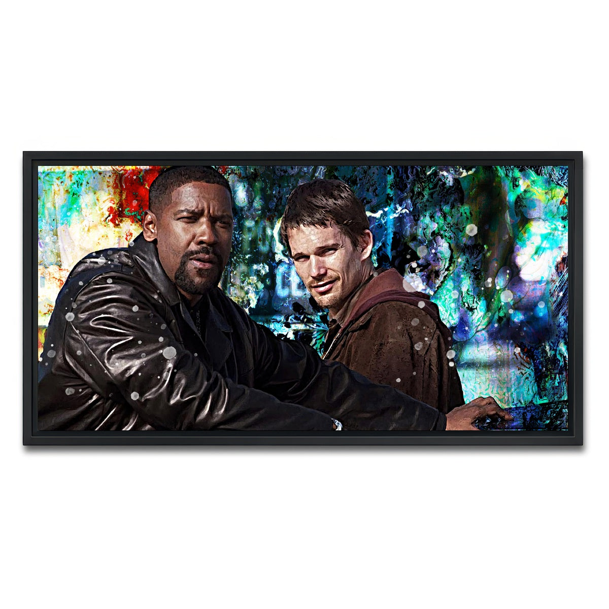 AUTO-MOCKUP WHITE | Training Day | 1 Piece | Black Framed Canvas | group=2x1