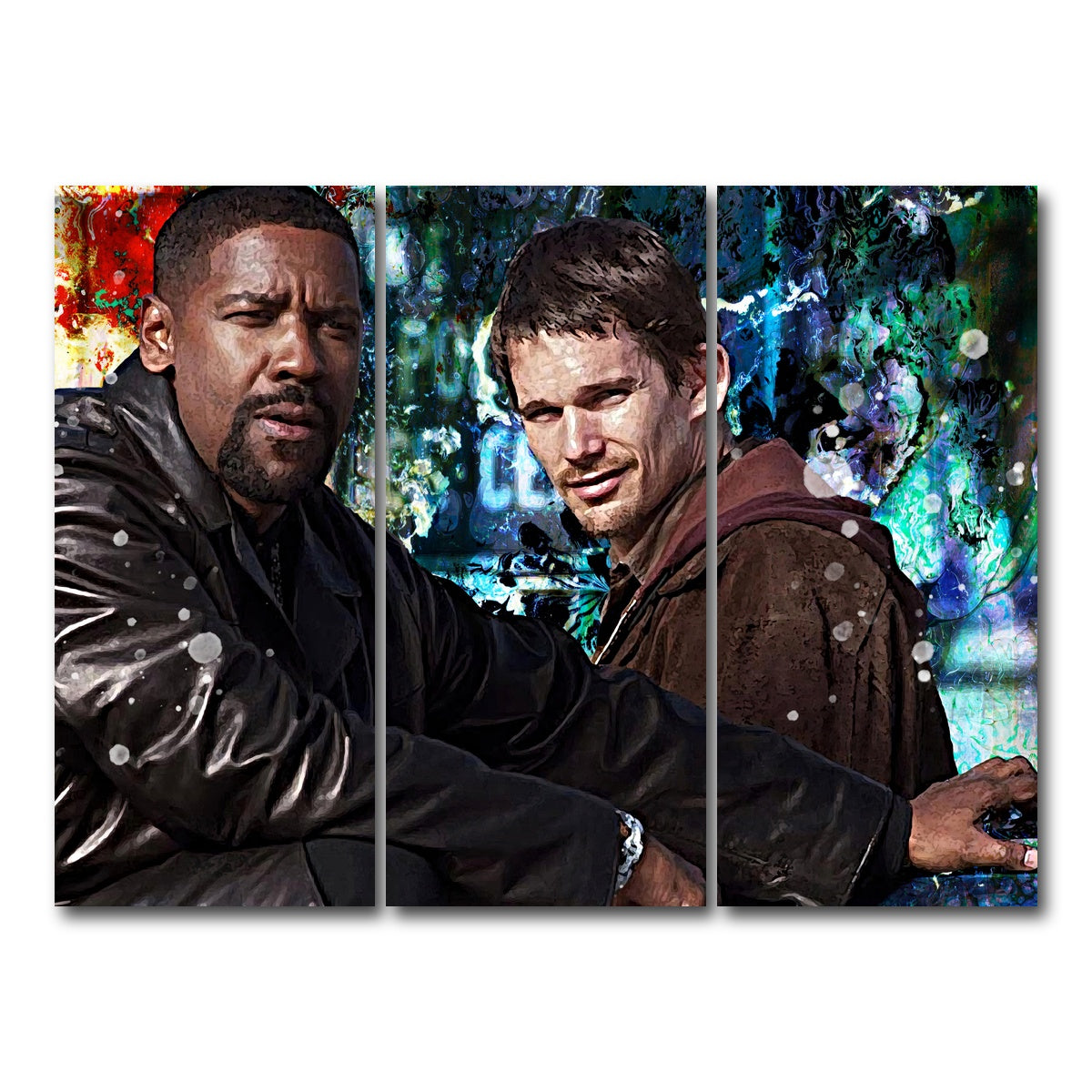 AUTO-MOCKUP WHITE | Training Day | 3 Piece | Gallery Wrap Canvas | group=8x18