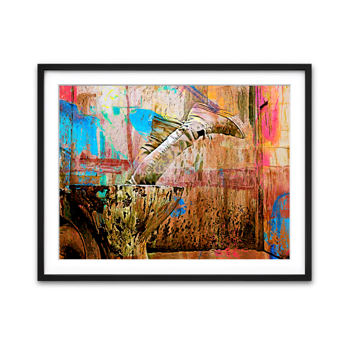 Framed Print 4x3 Black