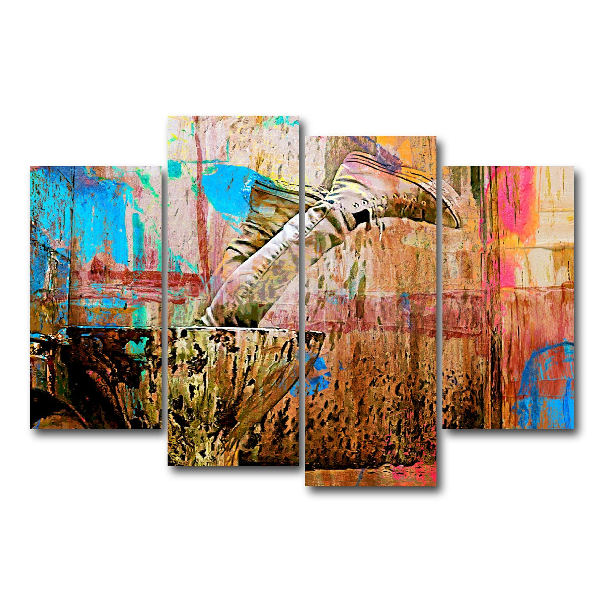 AUTO-MOCKUP WHITE | Trainspotting Potty | 4 Piece | Gallery Wrap Canvas | group=4_short