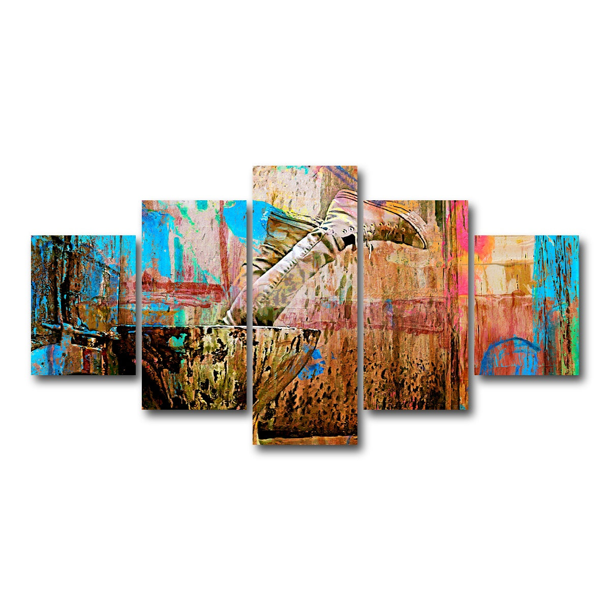 AUTO-MOCKUP WHITE | Trainspotting Potty | 5 Piece | Gallery Wrap Canvas | group=5_short