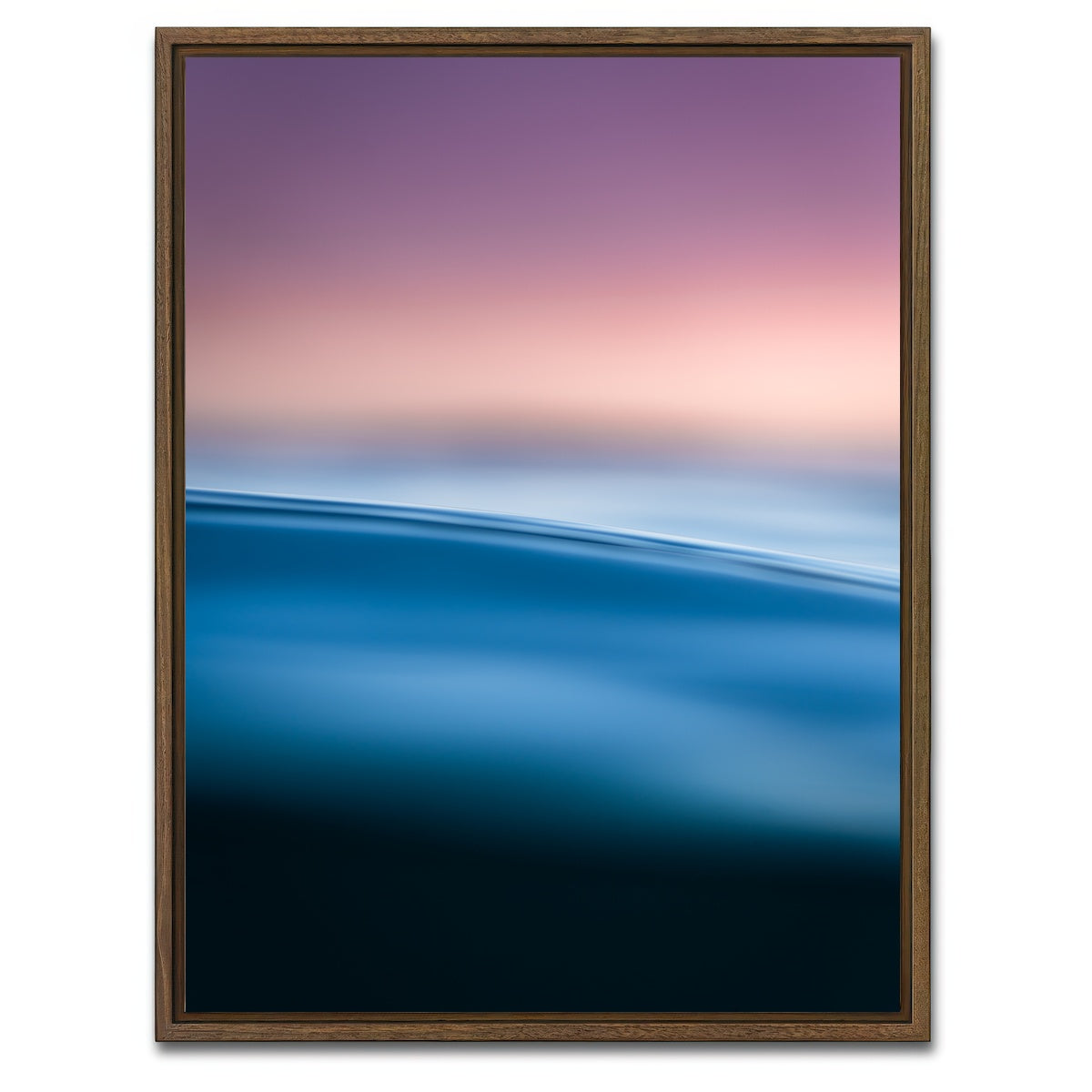 AUTO-MOCKUP WHITE | Tranquilty | 1 Piece | Walnut Framed Canvas | group=3x4