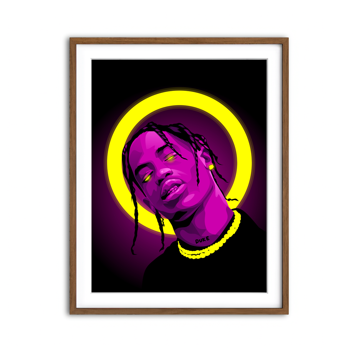 Framed Print 3x4 Walnut