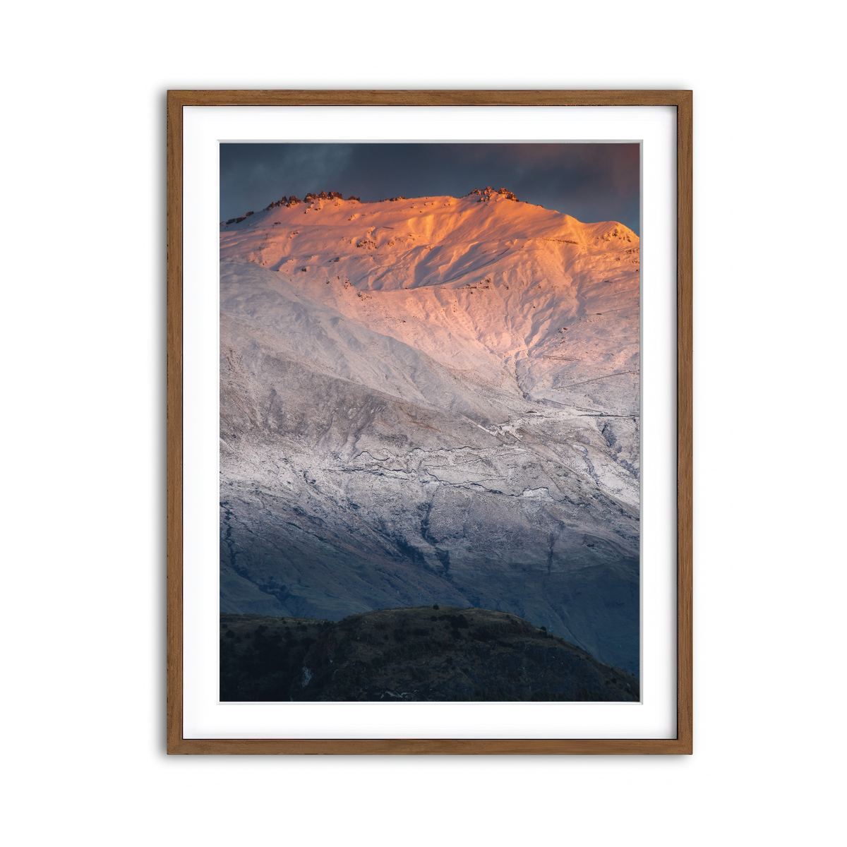 Framed Print 3x4 Walnut