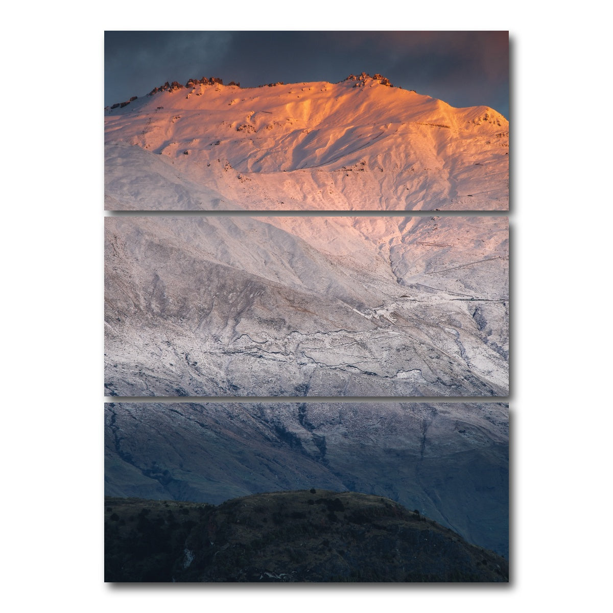 AUTO-MOCKUP WHITE | Treble Cone | 3 Piece | Gallery Wrap Canvas | group=8x18_stacked