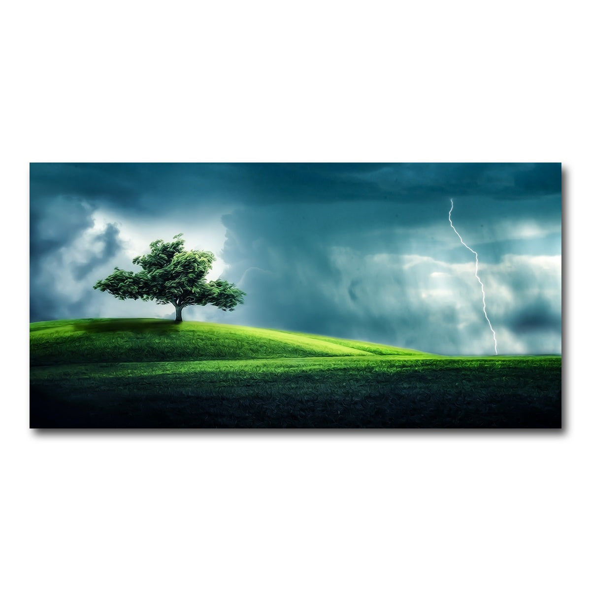 AUTO-MOCKUP WHITE | Tree Alone | 1 Piece | Gallery Wrap Canvas | group=2x1