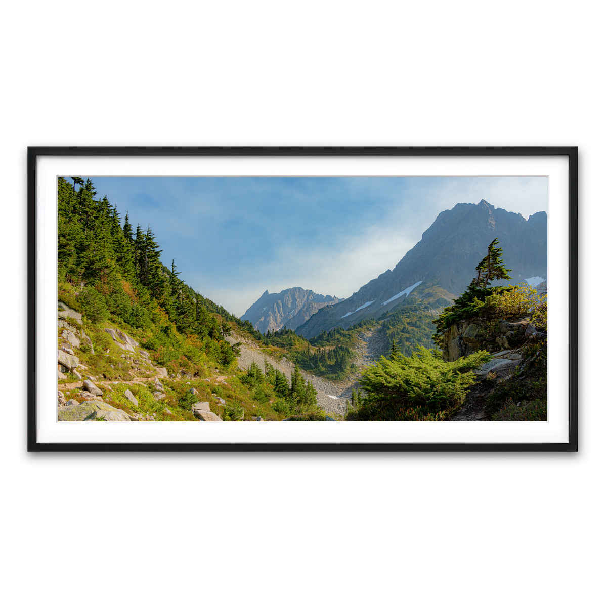 Framed Print 2x1 Black