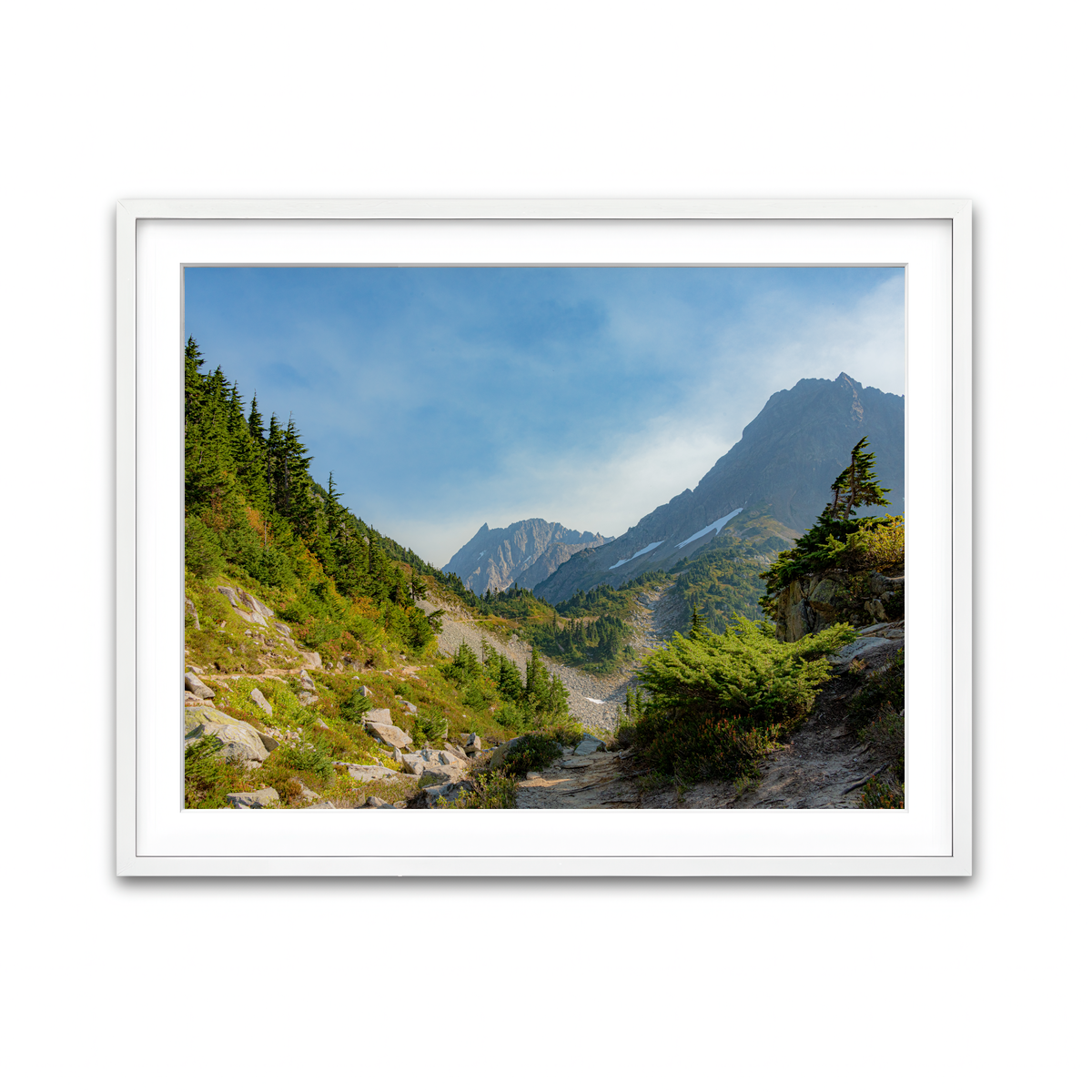 Framed Print 4x3 White