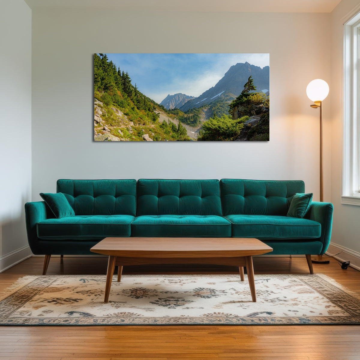 AUTO-MOCKUP ROOM | Treeline at Cascade Pass