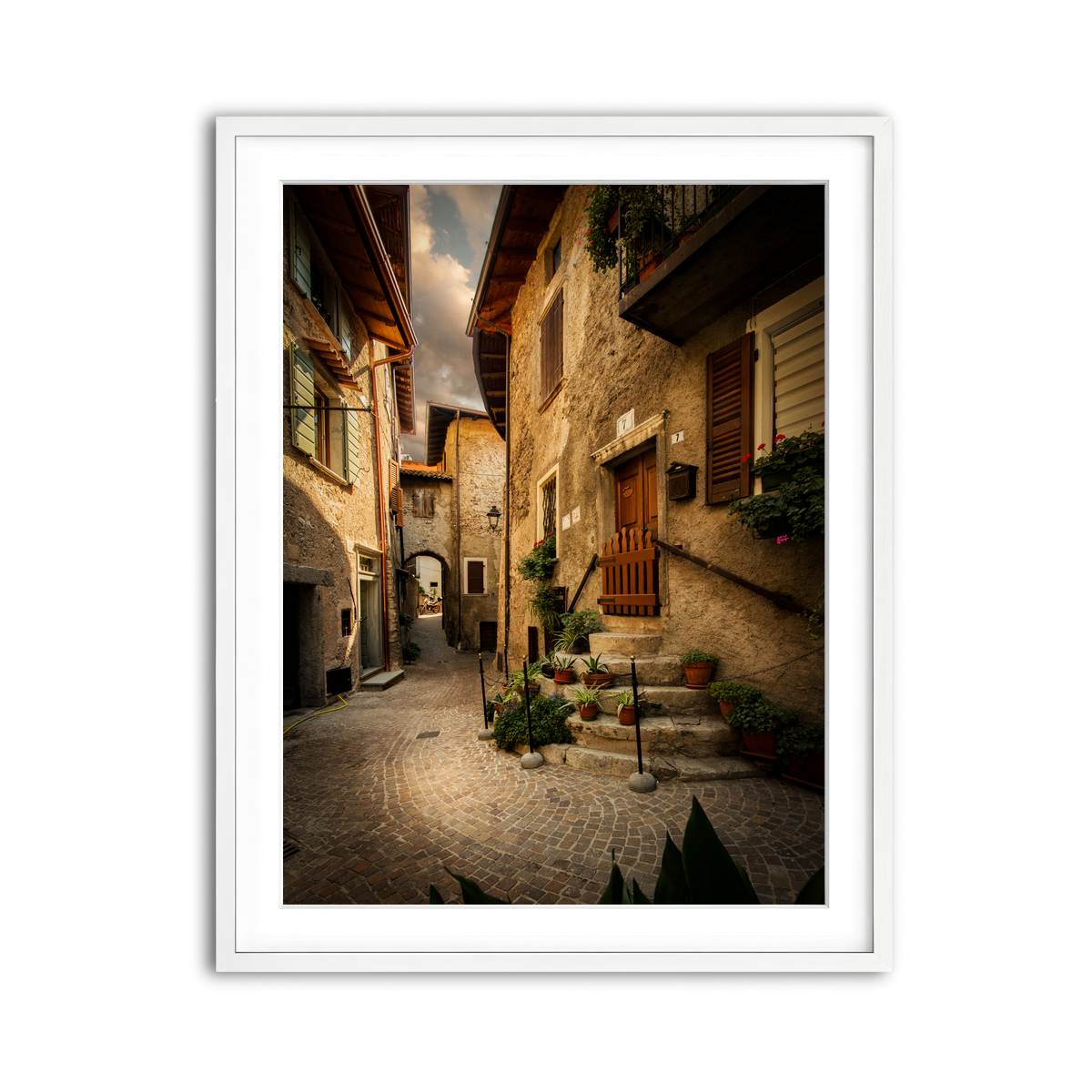 Framed Print 3x4 White