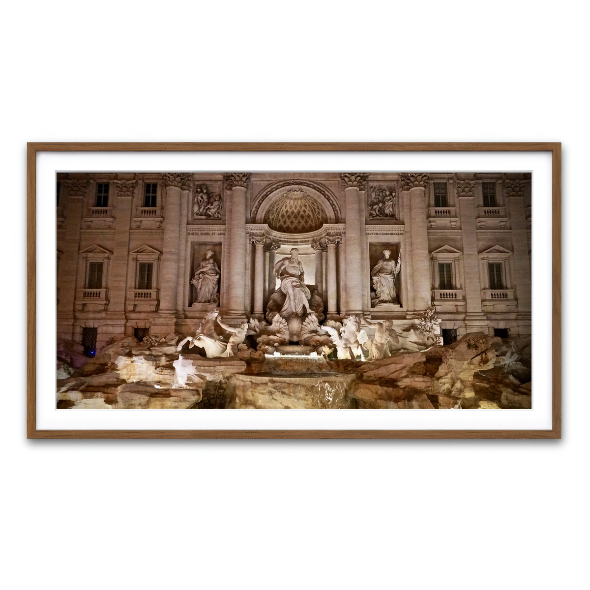 Framed Print 2x1 Walnut