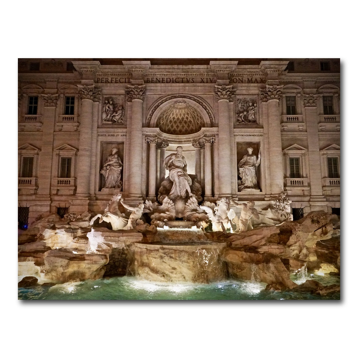 AUTO-MOCKUP WHITE | Trevi Fountain | 1 Piece | Gallery Wrap Canvas | group=4x3